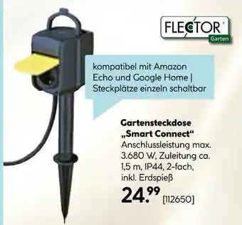 Hellweg Flector gartensteckdose smart connect Angebot