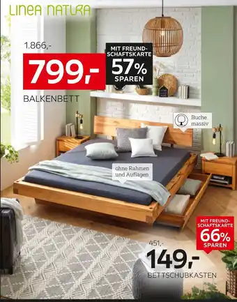 XXXLutz Linea natura balkenbett Angebot