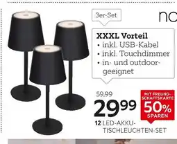 XXXLutz Novel led-akku-tischleuchten-set Angebot