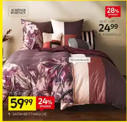 XXXLutz Schöner wohnen satin-bettwäsche-garnitur „amalia“ oder „art“ Angebot