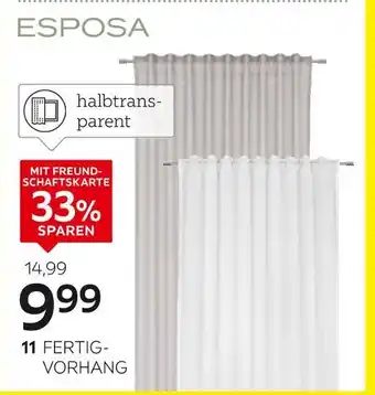 XXXLutz Esposa fertigvorhang „batist“ Angebot