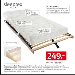 XXXLutz Sleeptex matratzenset Angebot