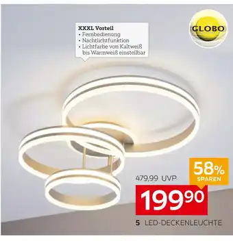 XXXLutz Globo led-deckenleuchte „rubio“ Angebot
