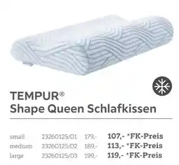 XXXLutz Tempur shape queen schlafkissen Angebot