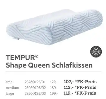 XXXLutz Tempur shape queen schlafkissen Angebot