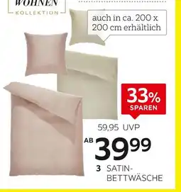 XXXLutz Schöner wohnen satin-bettwäsche garnitur „sw-pure“ Angebot
