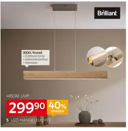XXXLutz Brilliant led-hängeleuchte „monterra“ Angebot
