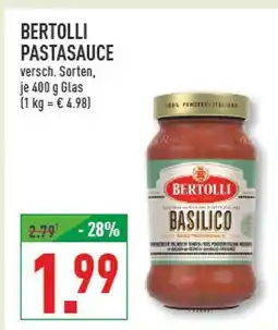 Marktkauf Bertolli pastasauce basilico Angebot