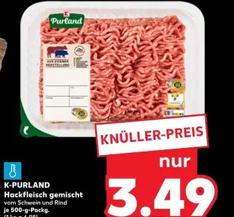 Kaufland Purland hackfleisch gemischt Angebot