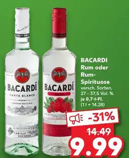 Kaufland Bacardi carta blanca Angebot