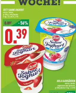 Marktkauf Zott sahnejoghurt mild erdbeere Angebot