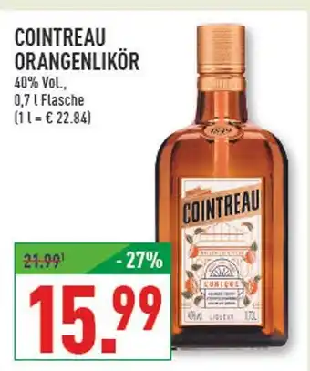 Marktkauf Cointreau orangenlikör Angebot