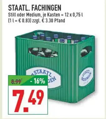 Marktkauf Staatl. fachingen still Angebot