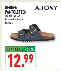 Marktkauf A.tony herren pantoletten Angebot