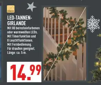 Marktkauf Dekor led-tannen-girlande Angebot