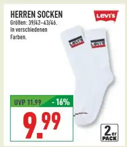 Marktkauf Levi's herren socken Angebot