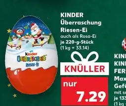 Kaufland Kinder überraschung riesen-ei Angebot