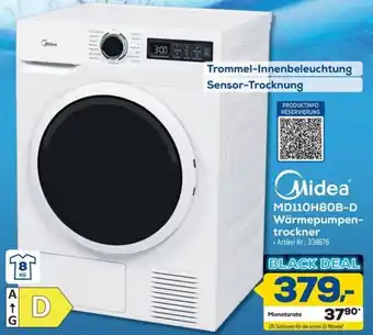 Euronics Berlet Midea MD110H80B-D Wärmepumpentrockner Angebot