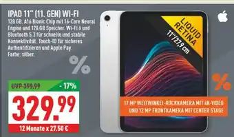 Marktkauf Apple ipad 11 (11. gen) wi-fi Angebot