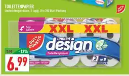 Marktkauf Gut & günstig limited design edition toilettenpapier Angebot