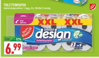 Marktkauf Gut & günstig limited design edition toilettenpapier Angebot
