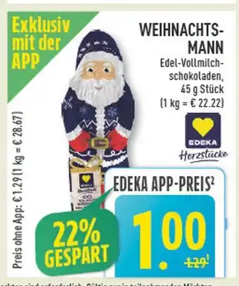 Marktkauf Edeka herzstücke weihnachtsmann Angebot