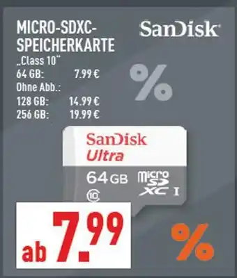 Marktkauf Sandisk micro-sdxc-speicherkarte Angebot