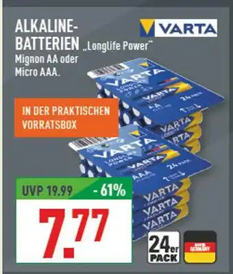 Marktkauf Varta longlife power mignon aa Angebot