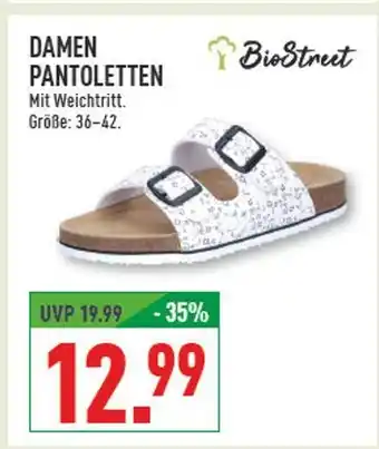 Marktkauf Biostreet damen pantoletten Angebot