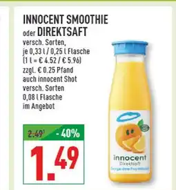 Marktkauf Innocent smoothie Angebot