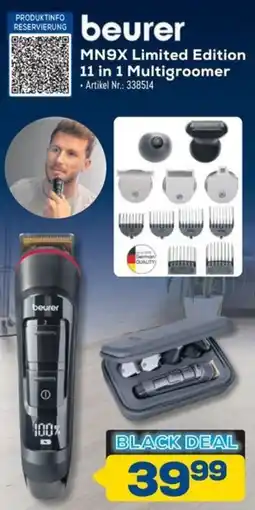 Euronics Berlet beurer MN9X Limited Edition 11 in 1 Multigroomer Angebot