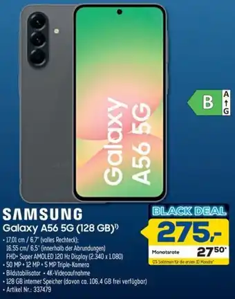 Euronics Berlet SAMSUNG Galaxy A56 5G (128 GB) Angebot