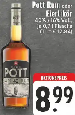 Edeka Pott Rum oder Eierlikör Angebot