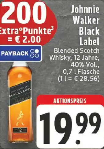 Edeka Johnnie Walker Black Label Angebot