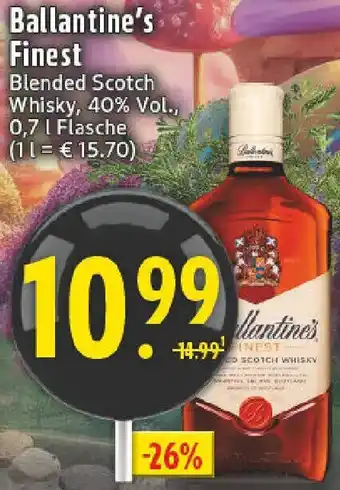 Edeka Ballantine's Finest Blended Scotch Whisky Angebot