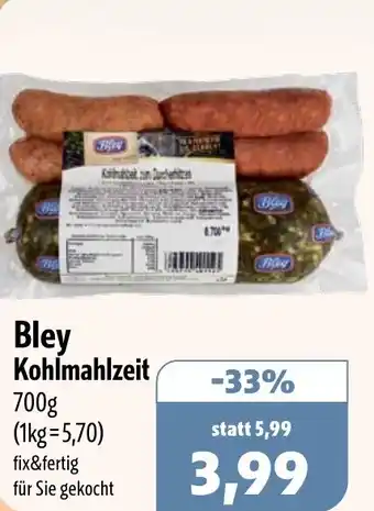 Aktiv Irma Bley Kohlmahlzeit Angebot