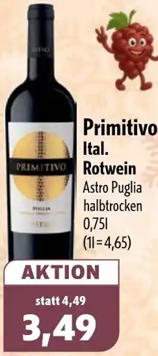 Aktiv Irma Primitivo Ital. Rotwein Angebot