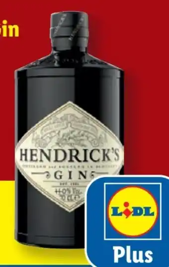Lidl Hendrick‘s Gin Angebot