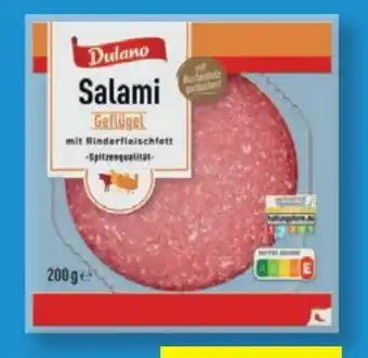 Lidl Dulano Geflügel-Salami Angebot