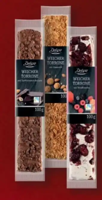 Lidl Deluxe Weicher Torroneriegel Angebot