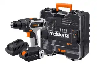 Globus Baumarkt Meister Werkzeug Akku-Bohrschrauber-Set Mobile Werkstatt Angebot