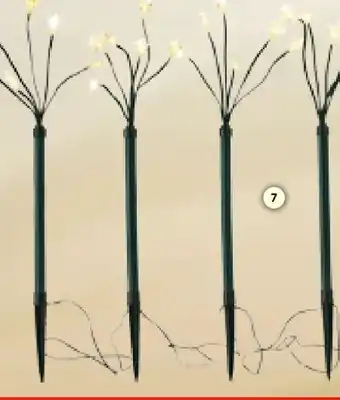 Hellweg Weihnachts LED-Sternenstäbe-Set Angebot