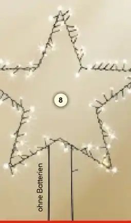 Hellweg Weihnachts Gartenstecker Stern Angebot