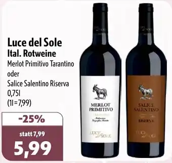 Aktiv Irma Luce del Sole Ital. Rotweine Angebot