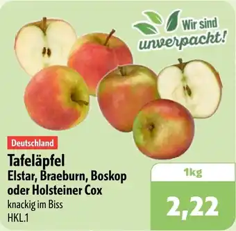 Aktiv Irma Deutschland Tafeläpfel Elstar, Braeburn, Boskop oder Holsteiner Cox Angebot