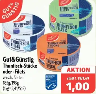 Aktiv Irma Gut&Günstig Thunfisch-Stücke oder -Filets Angebot