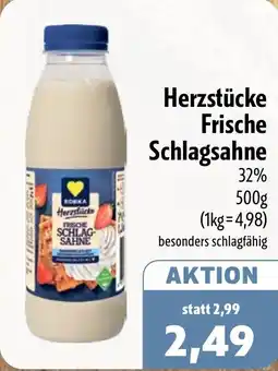 Aktiv Irma Herzstücke Frische Schlagsahne Angebot
