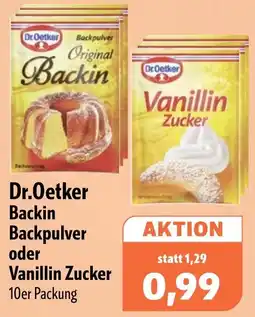 Aktiv Irma Dr.Oetker Backin Backpulver oder Vanillin Zucker Angebot