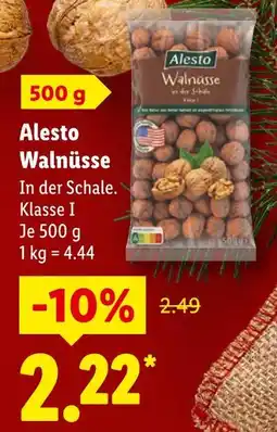 Lidl Alesto walnüsse Angebot