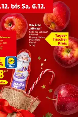 Lidl Rote äpfel nikolaus Angebot